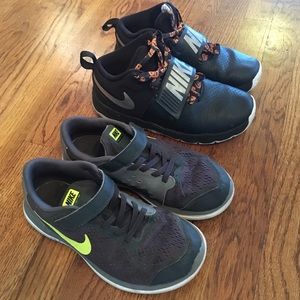 TWO Nike shoes - low top and high top in GUC